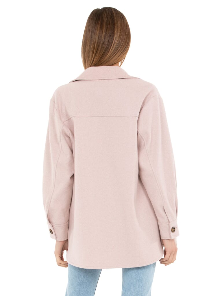 BB Dakota | That'S Just It Jacket in Pale Pink | FashionPass