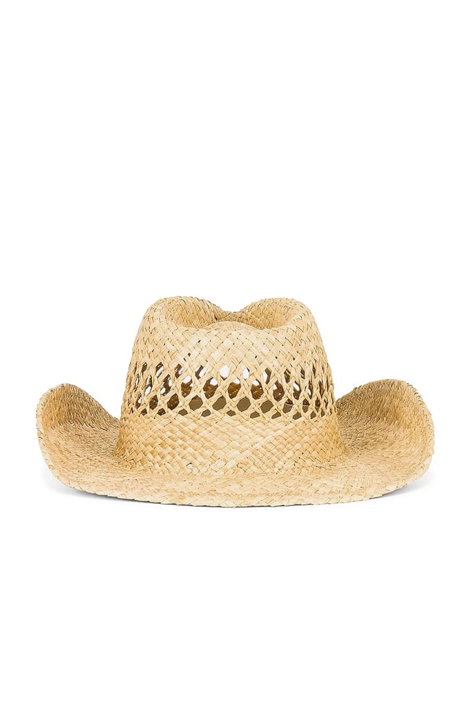 Lack of color desert cowboy hat in natural fashionpass