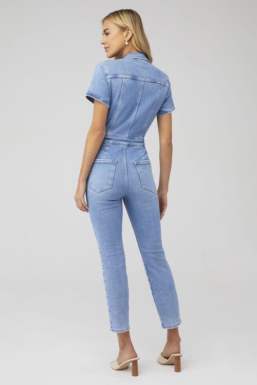 Good American | Fit For Success Jumpsuit in Blue274| FashionPass