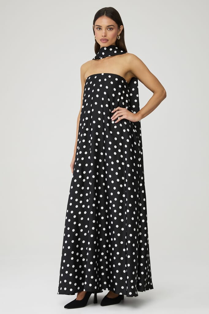 green pleated maxi dress Elvira Pleated Satin Halter Maxi Dress | Made-To-Order