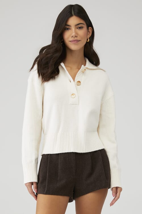 Free People | Trading Up Polo in Grey Heather | FashionPass
