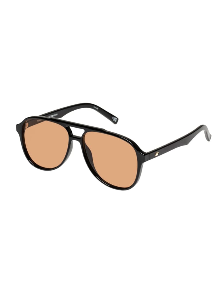 LE SPECS Tragic Magic In Black Tan Tint FashionPass