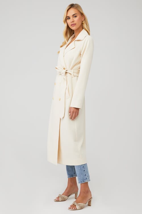 Show Me Your Mumu | Trevor Trench in Off White | FashionPass