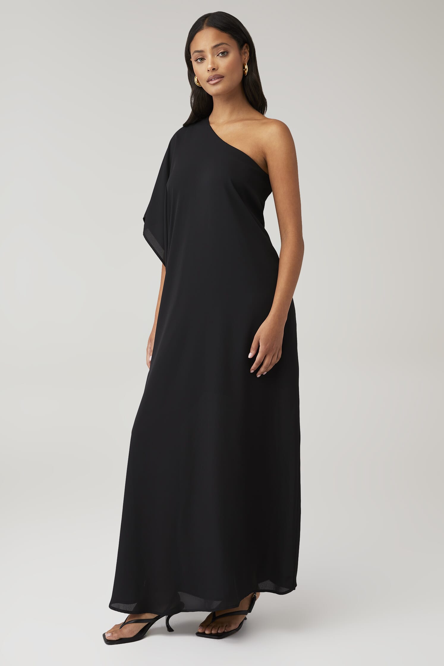 knee length dresses for ladies Bella Maxi Dress, in Pistachio Luxe Satin, Size: XL | Show Me Your Mumu main image 0