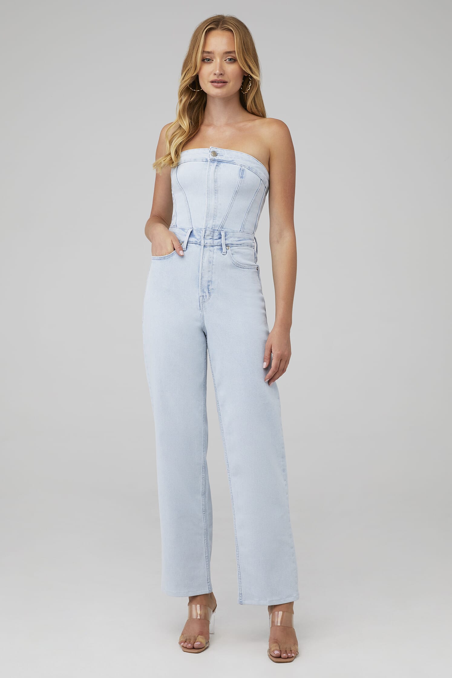 Good American | Tube '90s Jumpsuit in Indigo453| FashionPass Good American | Tube '90s Jumpsuit in Indigo453| FashionPass