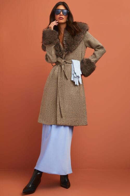 Juha　24AW LAME TWEED EXTREME OVER COAT Jamie Coat In Harris Tweed – Alex Mill