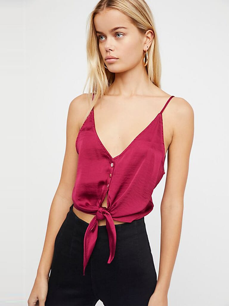 Free People | Two Tie For You Brami in Berry Twilight| FashionPass