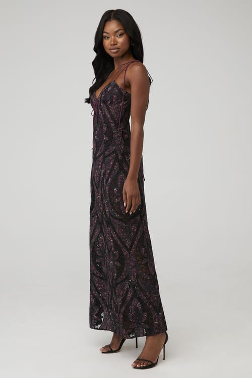 Valerie embroidered 2025 maxi dress