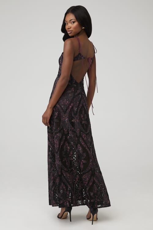 Valerie embroidered maxi sales dress