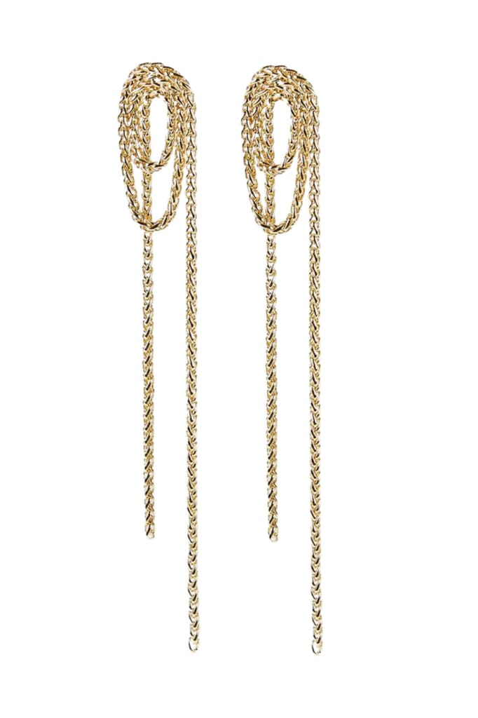 SHASHI | Vroom Chain Earring in Gold| FashionPass