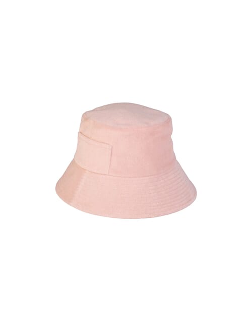 pastel pink bucket hat