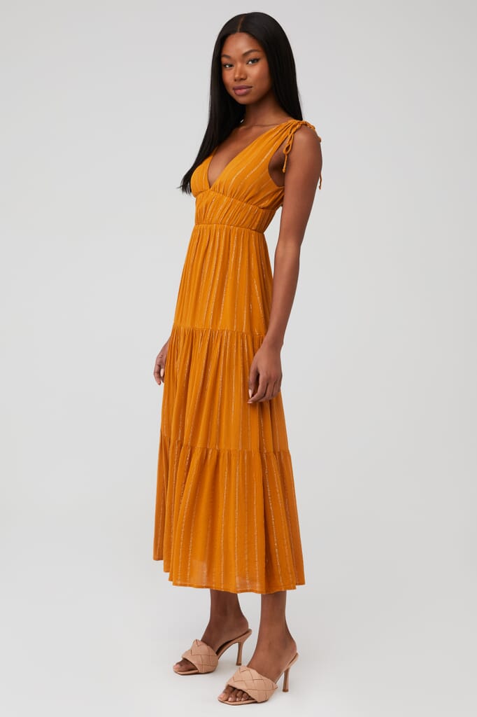 MINKPINK | Wayward Maxi Dress in Toffee| FashionPass