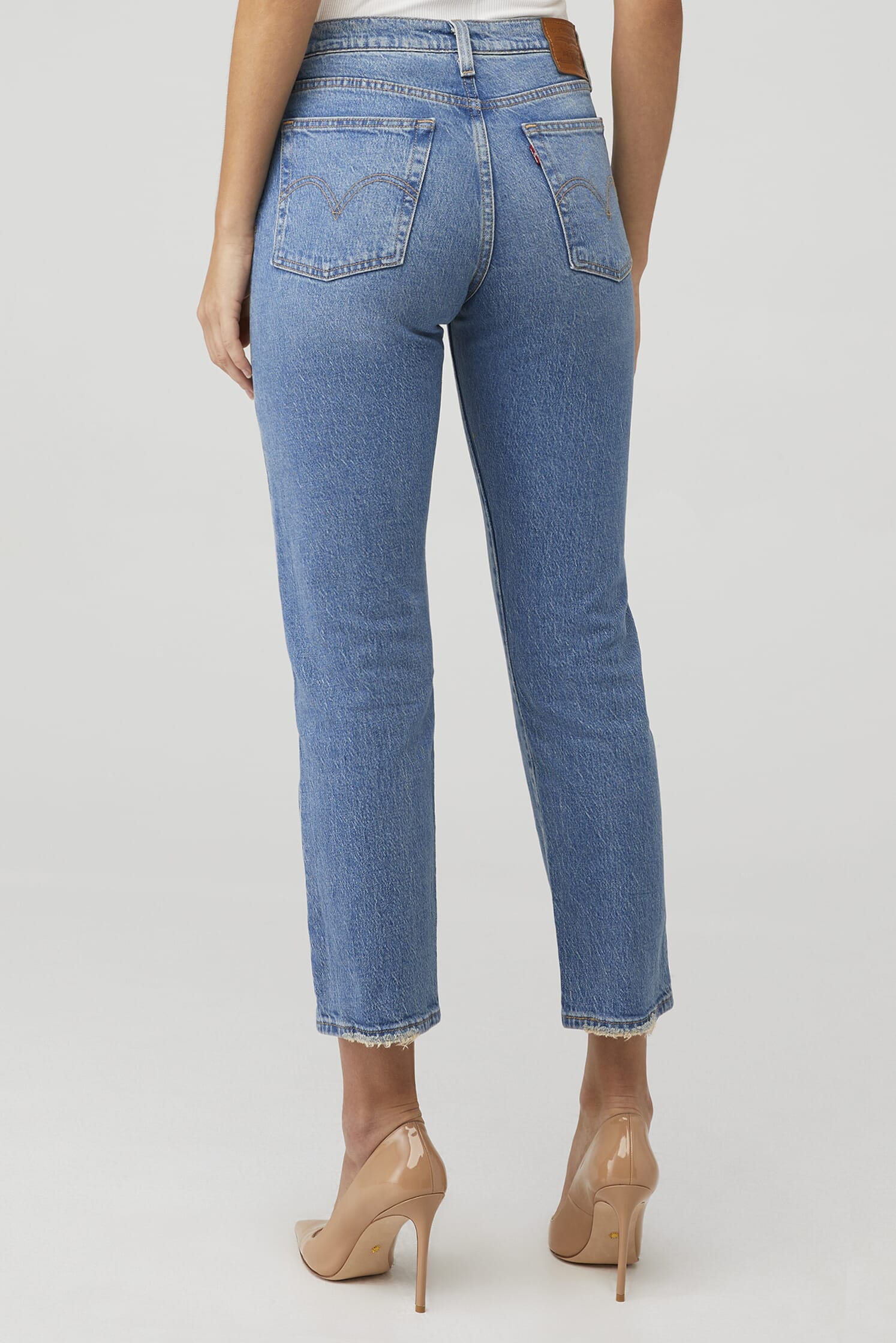 Levi's - Wedgie Fit Straight Jeans in Christina (Blue) – gravitypope