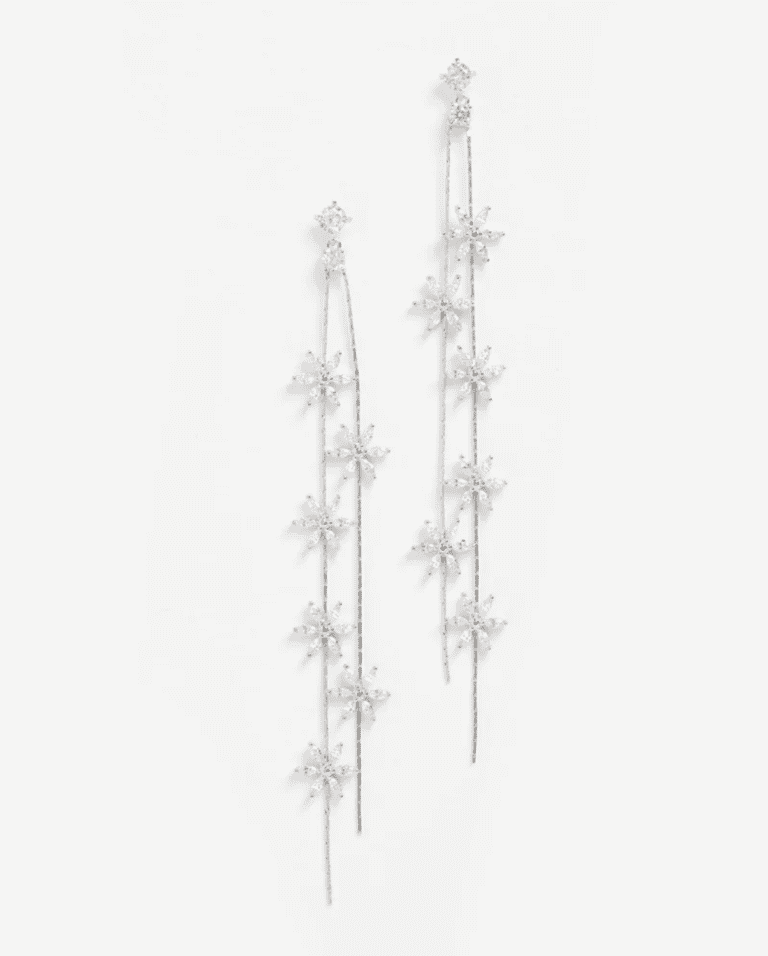 【SHASHI】Whisper Earrings ピアス Amazon.com: SHASHI Women's Whisper Earrings, White Gold, One