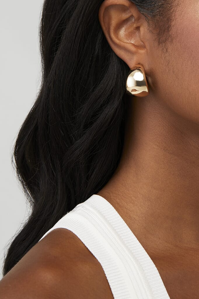 8 Other Reasons Wide Hoop Earring In Gold Fashionpass 6661