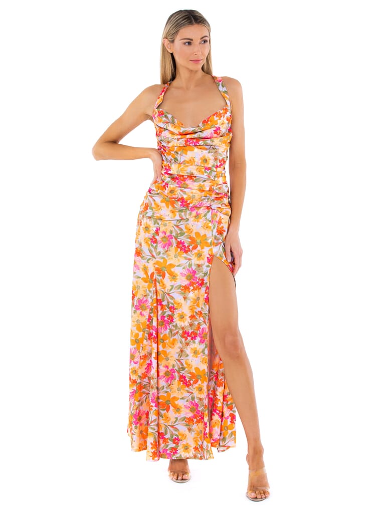 For Love Lemons Willa Maxi Dress In Pink Fashionpass