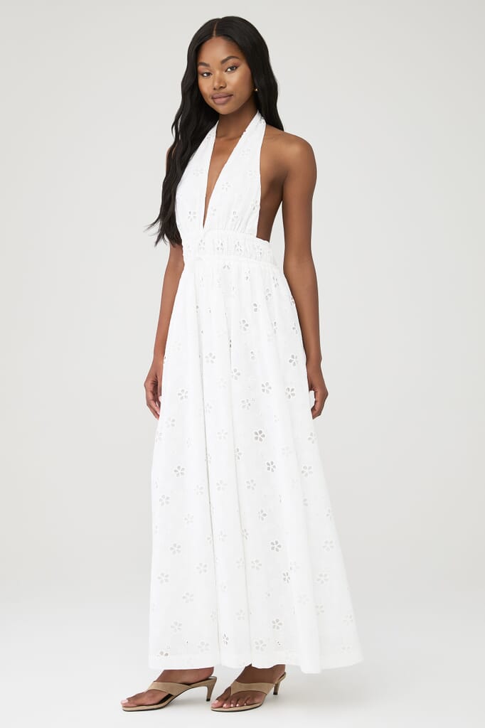 open lace back dress The Greer Party Dress- Rental