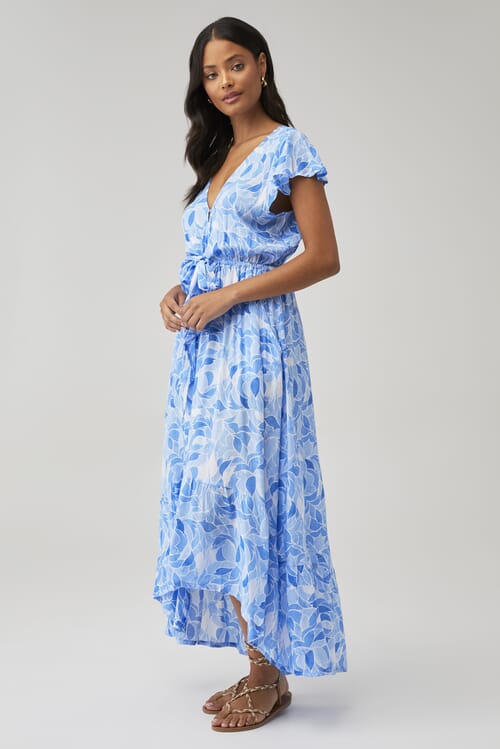 TIARE HAWAII | X Fashionpass Blake Maxi Dress in Scattered Petals