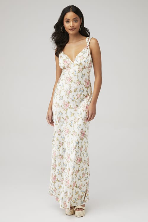 For Love & Lemons | Huda Maxi Dress in Pink| FashionPass