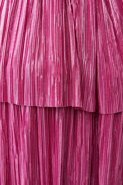 SABINA MUSAYEV | X Fashionpass Delphina Dress in Raspberry