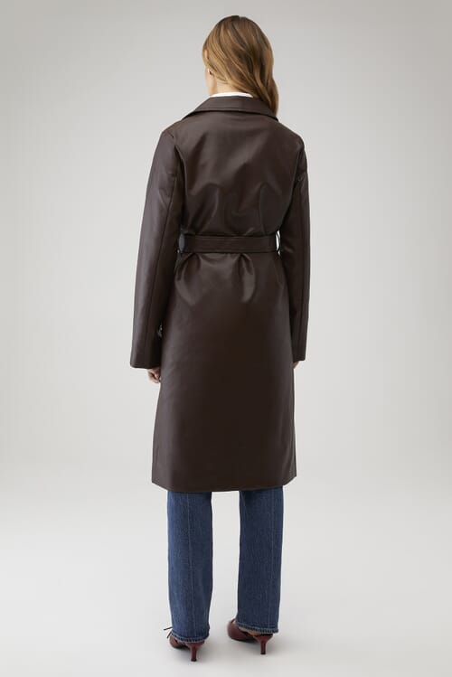 Être Aimé | X Unreal Fur Macsim Coat in Brown| FashionPass