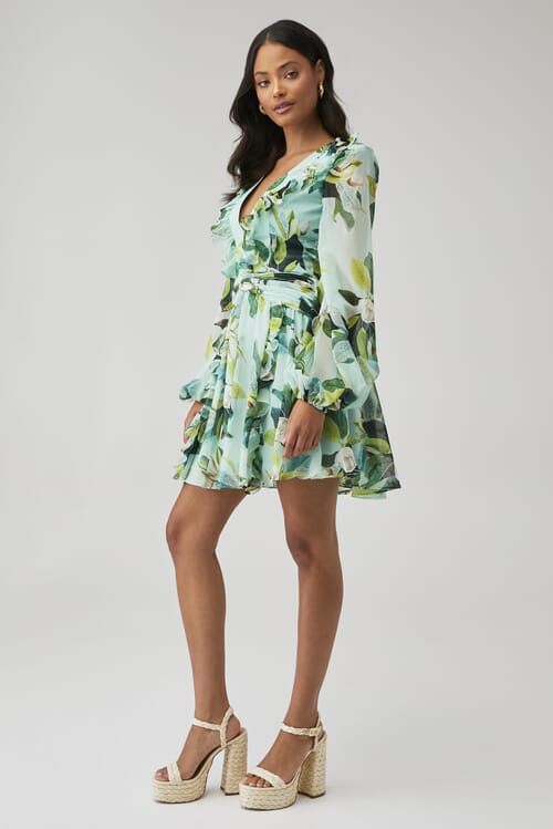 ★2022SS新作★ROMANTIC CROWN★GARDENING CLUB POLO DRESS Garden Kisses Maxi Dress - Turquoise | Fashion Nova