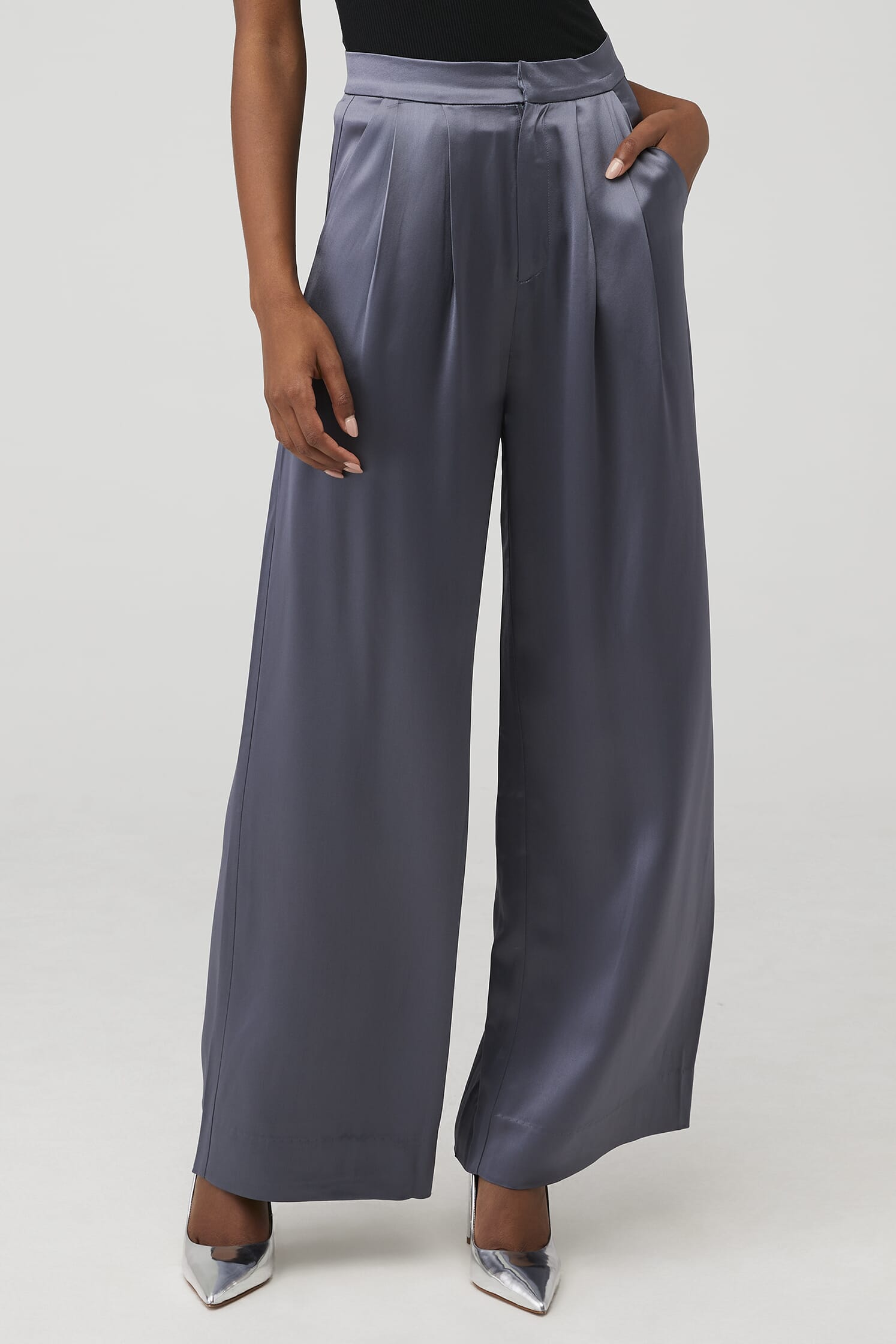 Erin Satin Wide Leg Pant - MINKPINK Official