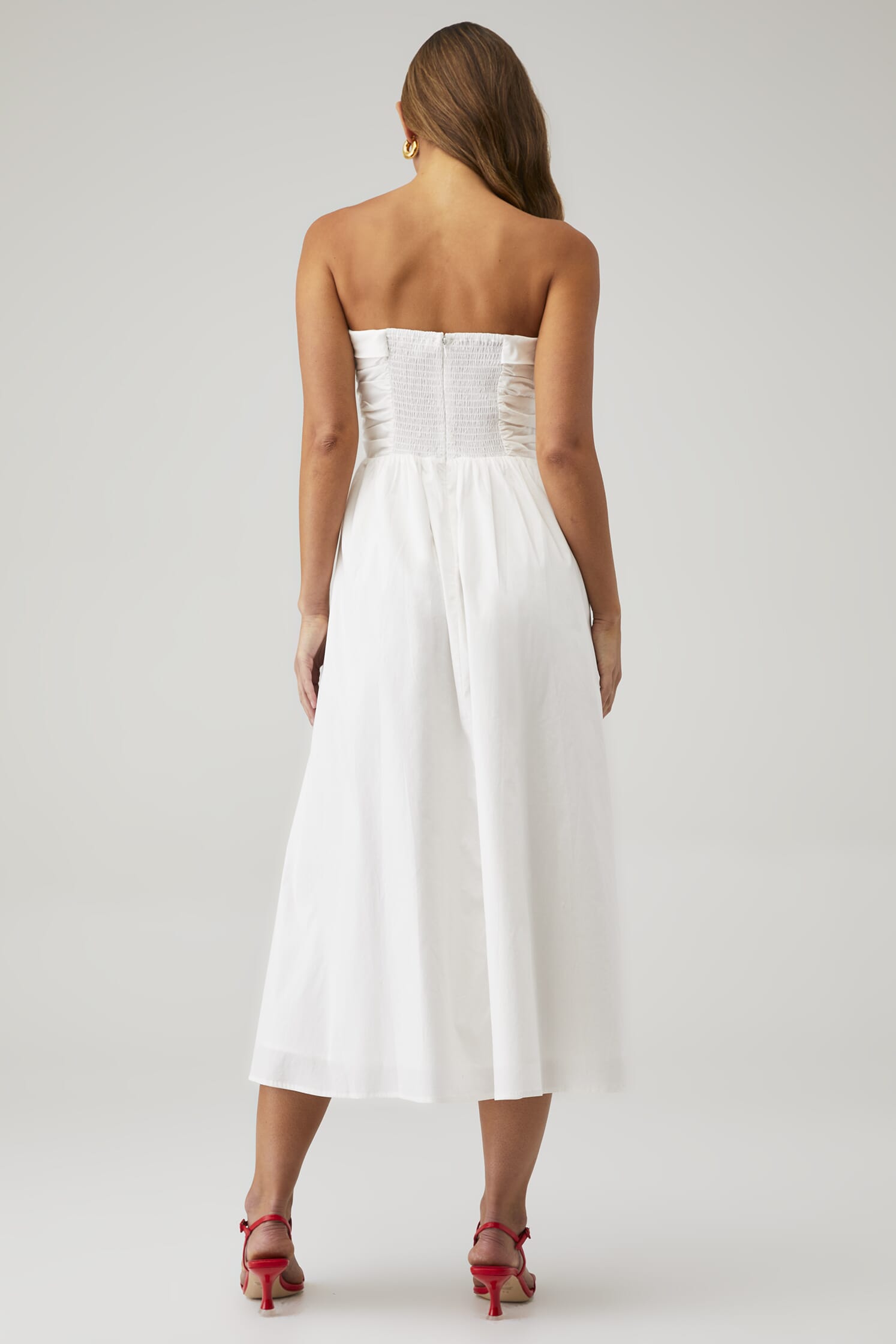 off shoulder mini dress white White Floral Embroidered Off Shoulder Ruffle Cut Out Tie Up Mini Dress Medium