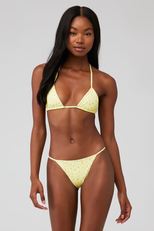 Micro triangle hot sale bikini top