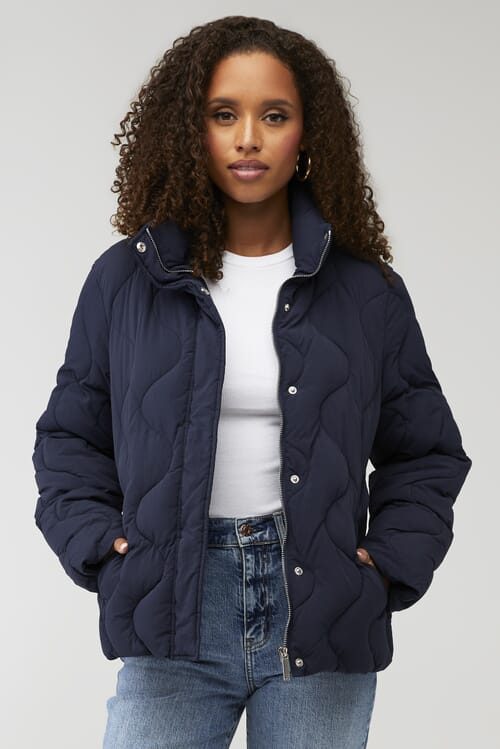 Être Aimé | X Unreal Fur Goodie Jacket in Navy| FashionPass