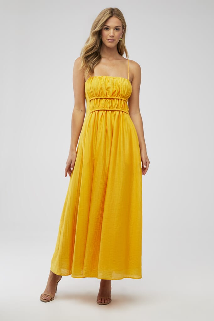 white christmas dresses Free People Dream Weaver Maxi Dress