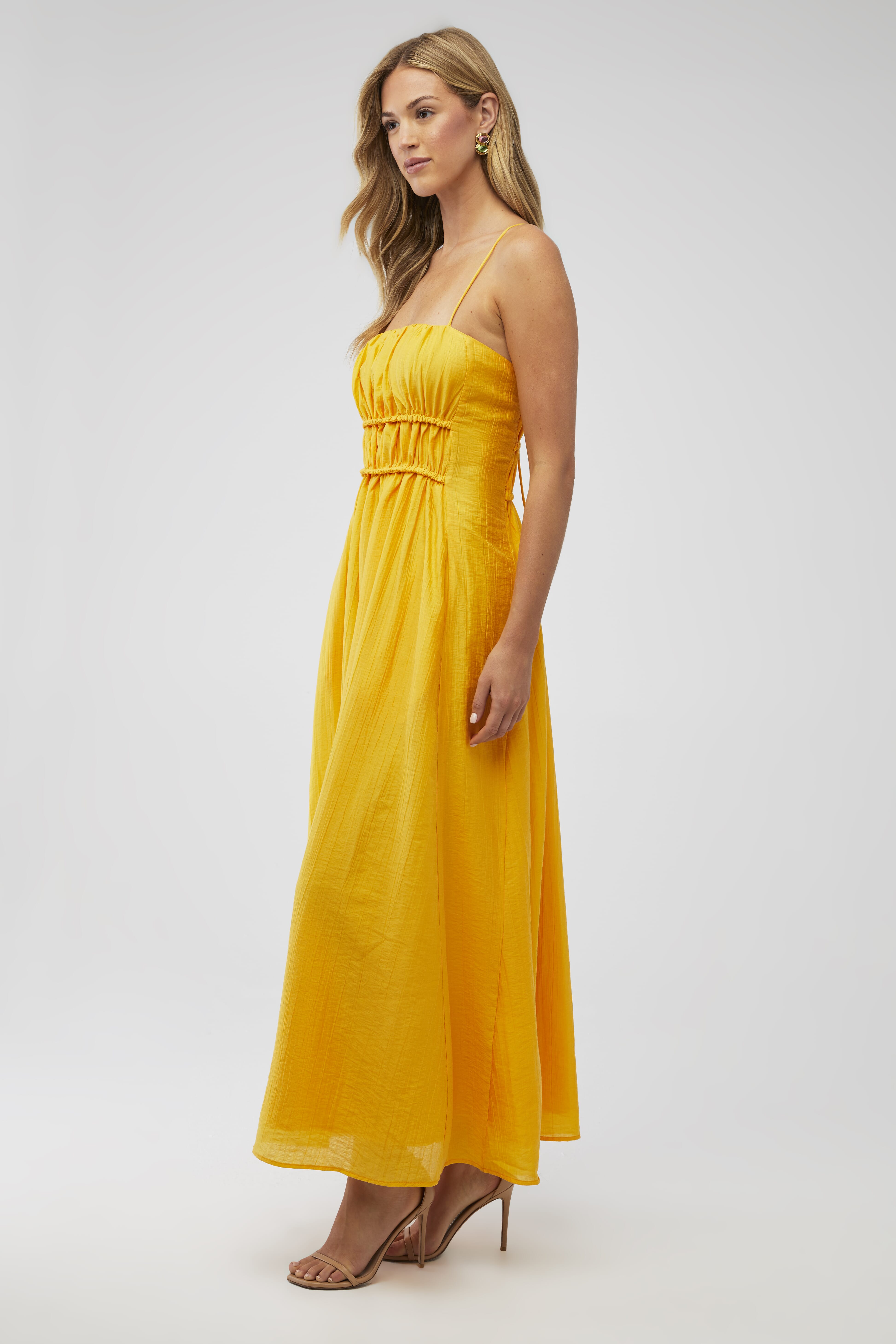 Line & Dot | X Fashionpass Fiora Maxi in Mango| FashionPass Line & Dot | X Fashionpass Fiora Maxi in Mango| FashionPass