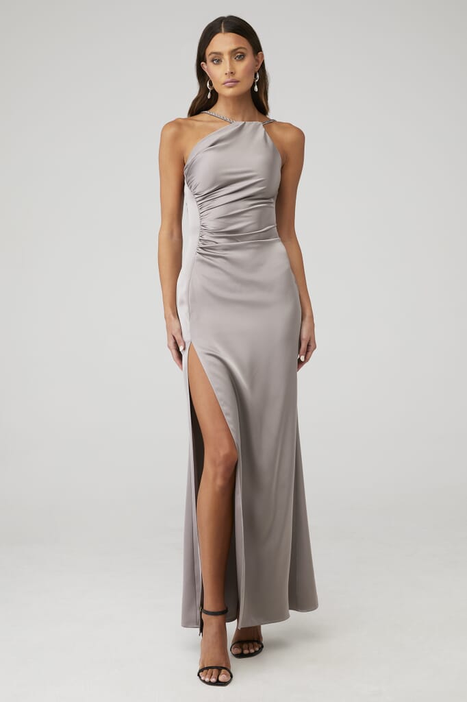 Katie May | Zahra Gown in Metal| FashionPass