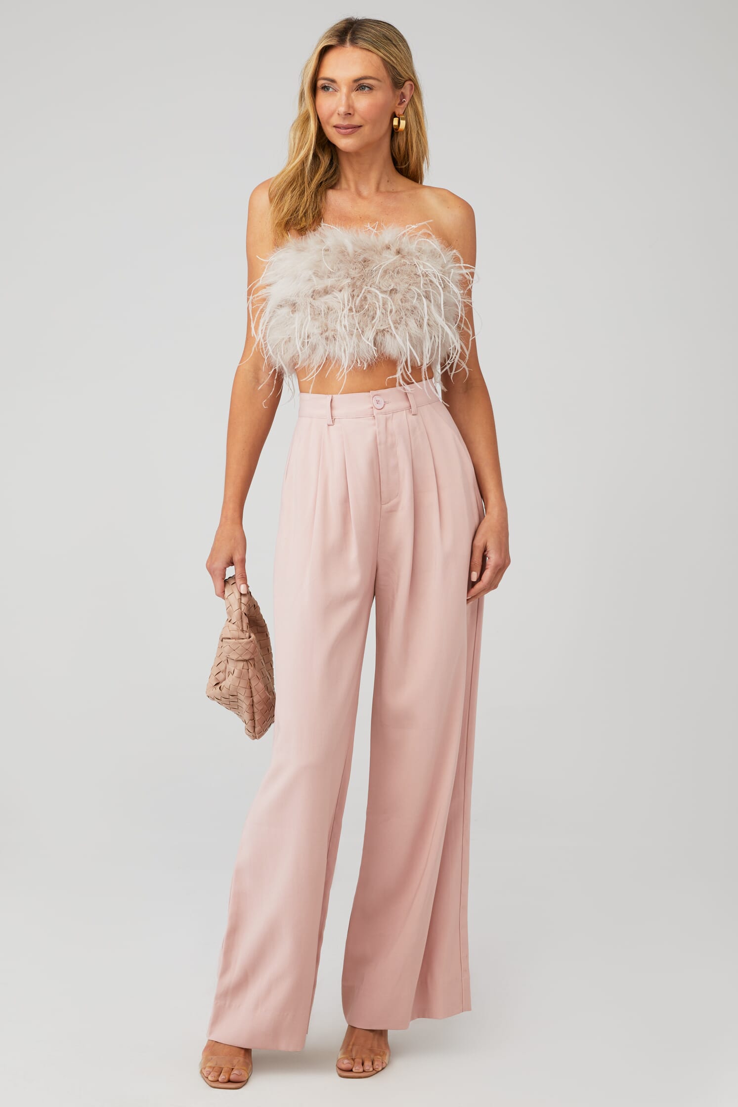 LAMARQUE, Zaina Top in Feather Pink