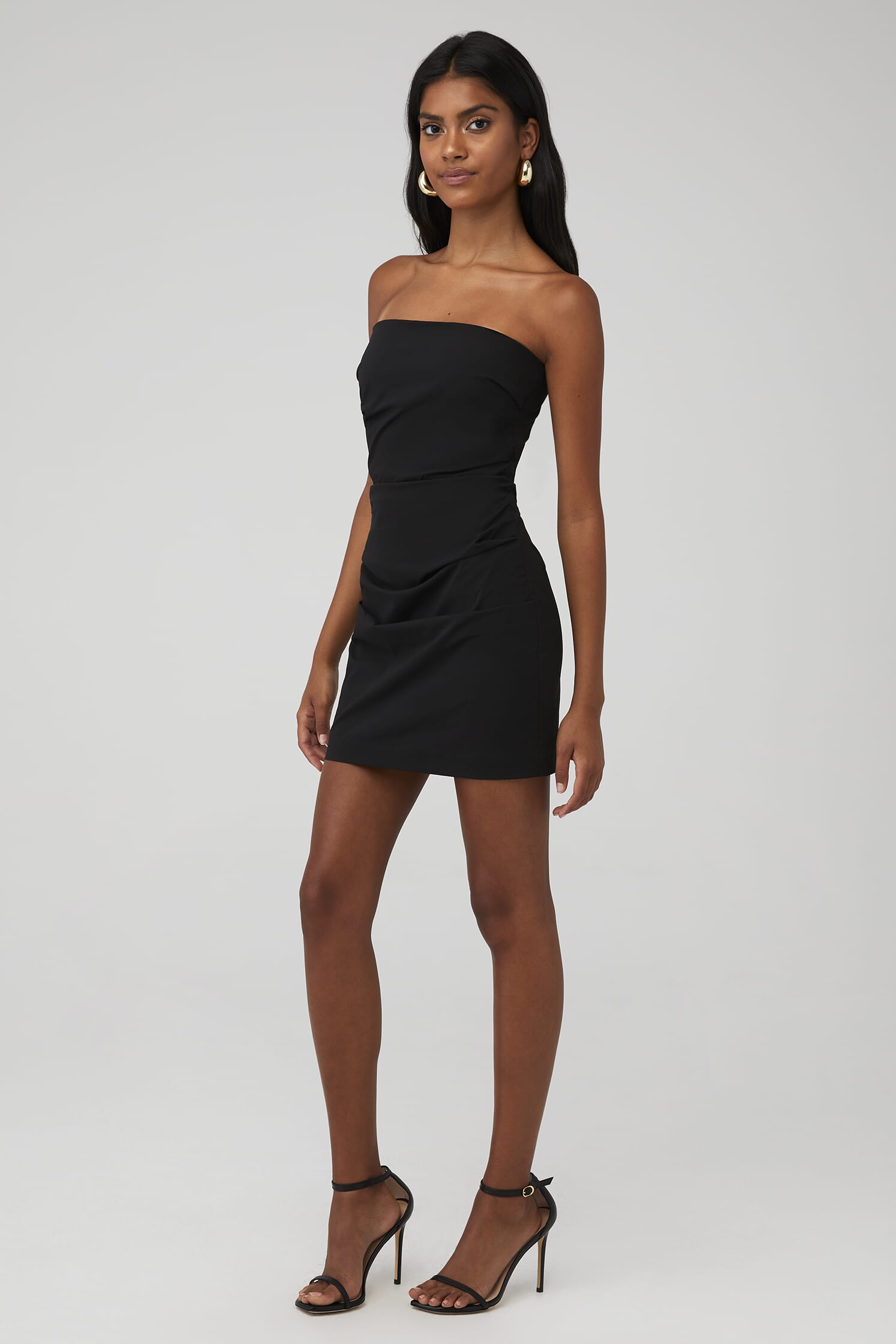 BEC + BRIDGE | Zelie Strapless Mini Dress in Black| FashionPass