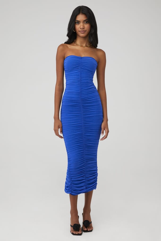 Nookie | Zen Midi Dress in Royal| FashionPass