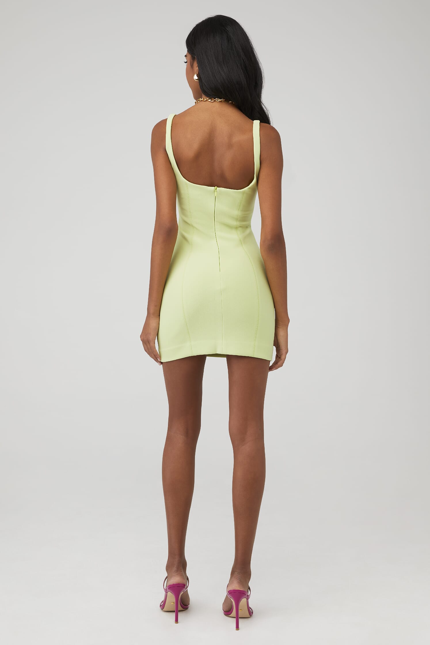 lime green puffy dress Light Green Tulle Cottagecore Dress With Puffy Sleeve – Lisposa