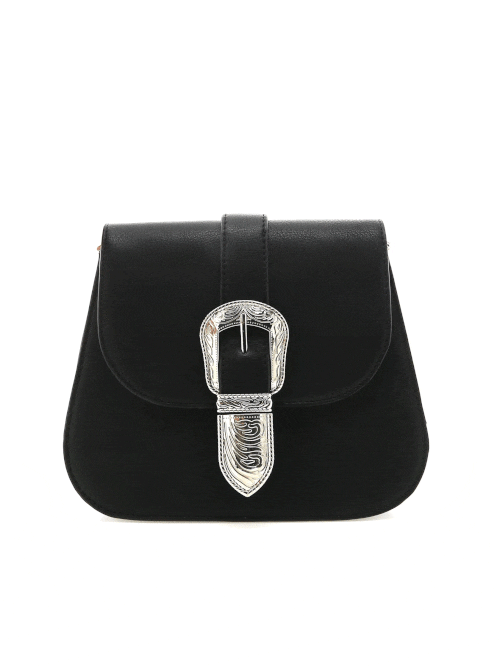BILLINI | Zoie Saddle Bag in Black| FashionPass